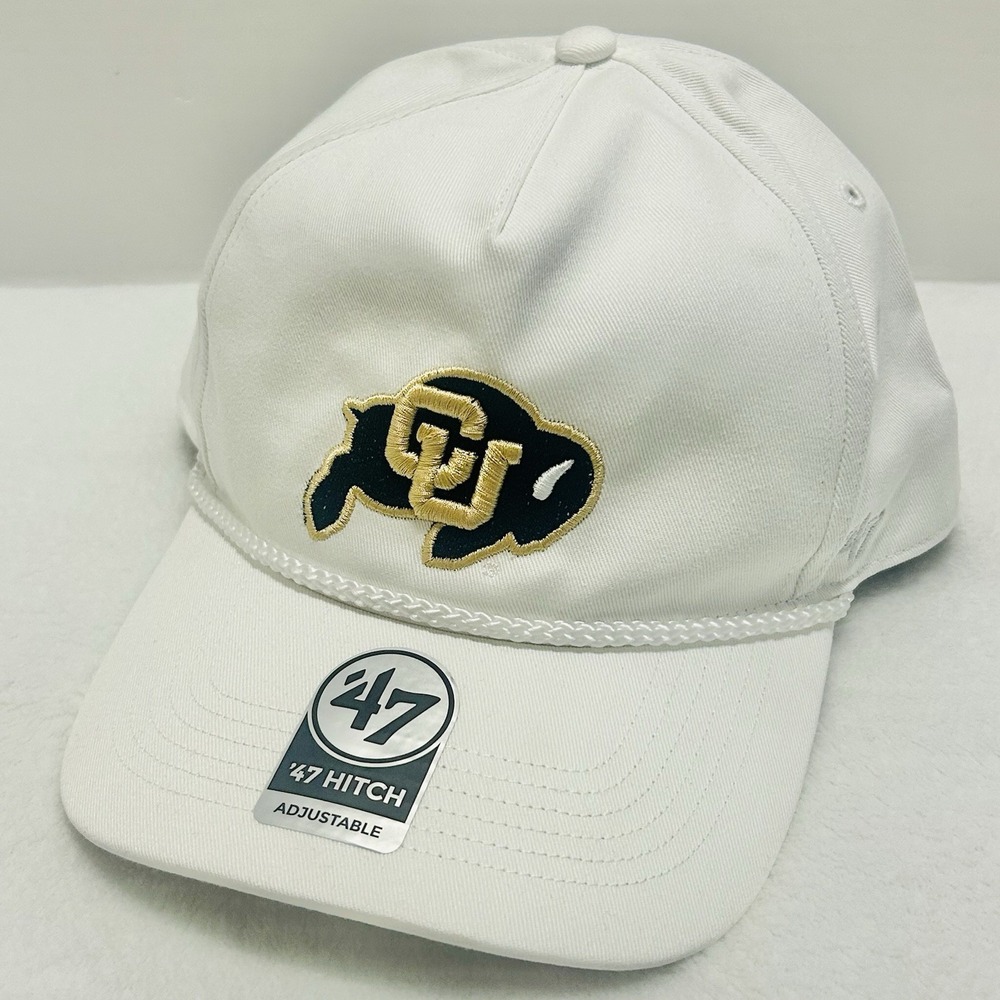 '47‎ Brand Colorado Buffaloes A-Frame Hitch Hat Cap Adjustable Snapback White